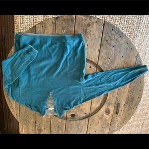 Cremieux 1/4 zip reversible sweater